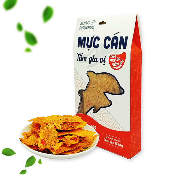 Mực Cán Tẩm Gia Vị